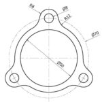 نقشه فنی گسکت سفارشی