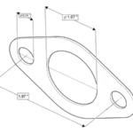 نقشه فنی گسکت سفارشی