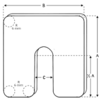 ابعاد شیم سفارشی